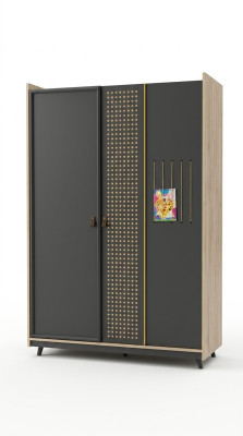 Armoire Armoire Mobilier de chambre de luxe Armoires Enfants Bois Chambre d'enfants