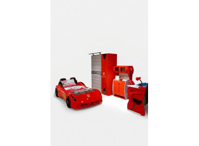 Un ensemble de chambre d'enfants complet et coloré, design de chambre à coucher, ensemble de mobilier noble.