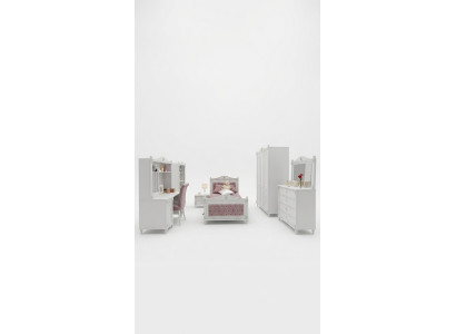 Ensemble complet de chambre d'enfants conçu par un designer. Set de chambre, meubles pour enfants et jeunes.