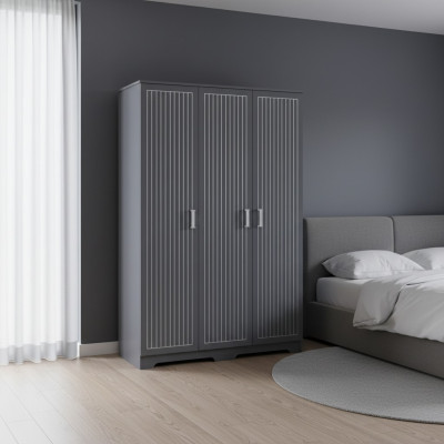 Armoire Armoire Mobilier Chambre Armoires Bois Noir Duplex