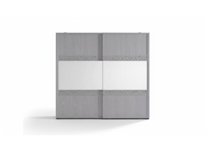 Armoire à portes coulissantes Armoire Armoire avec miroir Bois de luxe Moderne