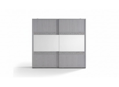 Armoire à portes coulissantes Armoire Armoire avec miroir Bois de luxe Moderne