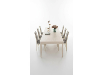 Groupe de chaises Suite Table 6 chaises Salle à manger Design Bois Ensemble de salle à manger 7 pièces