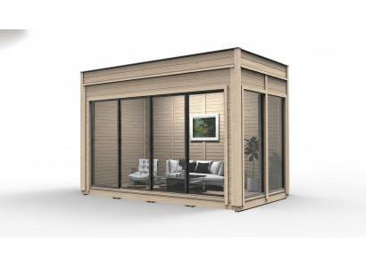 Maison de camping, maison en bois, maison de jardin, maison de vacances, maison en bois de luxe