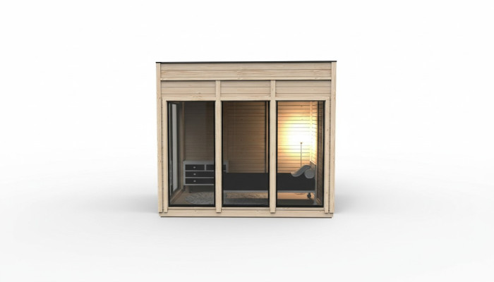 Camping maison, maison en bois, maison de jardin, chalet, maison de vacances, maison préfabriquée, camping