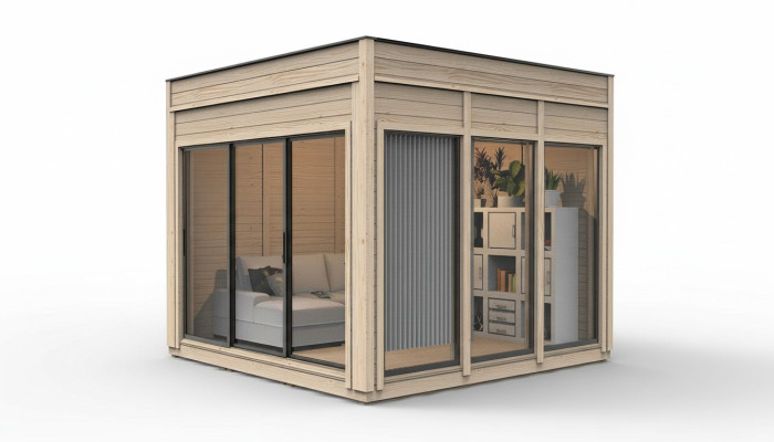 Cabane de camping, maison de jardin, maison en bois, maison de vacances, cabane de jardin 354x354x318
