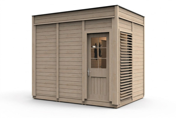 Sauna en bois Woodpro Garden Sauna en bois Sauna extérieur Saunas secs 345x245x318