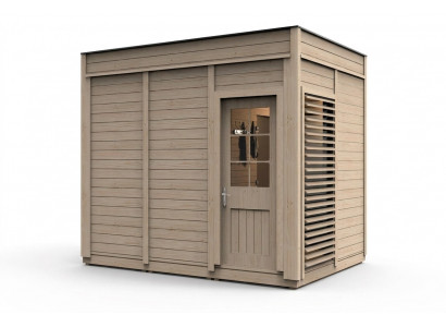 Sauna en bois Woodpro Garden Sauna en bois Sauna extérieur Saunas secs 345x245x318