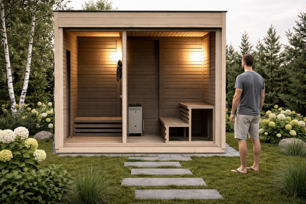 Sauna en bois Sauna sec Sauna de jardin en bois Sauna extérieur Saunas de jardin Sauna de jardin