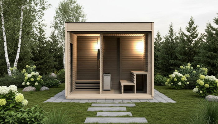 Sauna en bois Sauna sec Sauna de jardin en bois Sauna extérieur Saunas de jardin Sauna de jardin