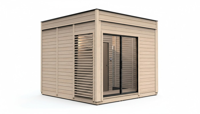 Sauna en bois sauna extérieur Bois Sauna en pin maison de sauna panoramique de jardin
