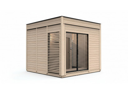 Sauna en bois sauna extérieur Bois Sauna en pin maison de sauna panoramique de jardin