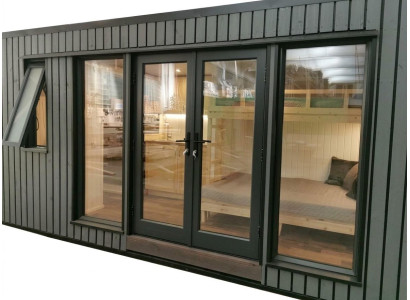 Maison de jardin de maison de camping de chalet de maison en bois maison de vacances de luxe 490cm camping