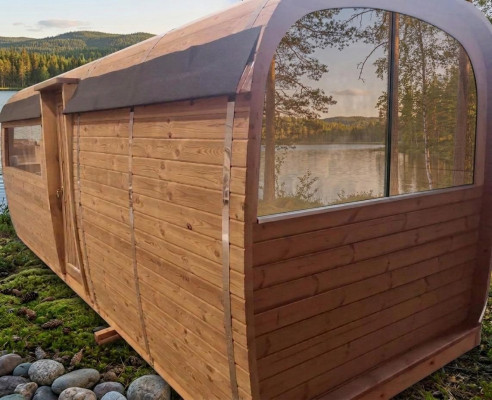 Sauna en bois en plein air Bois de pin Sauna en bois de pin chalet de sauna maison de chalet