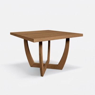 Salle à manger Table de salle à manger Table de cuisine 110 x 110 x 74 cm marron style table moderne