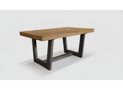 Table à manger en bois table extensible de salle à manger 160/240 x 90 x 78 cm style moderne