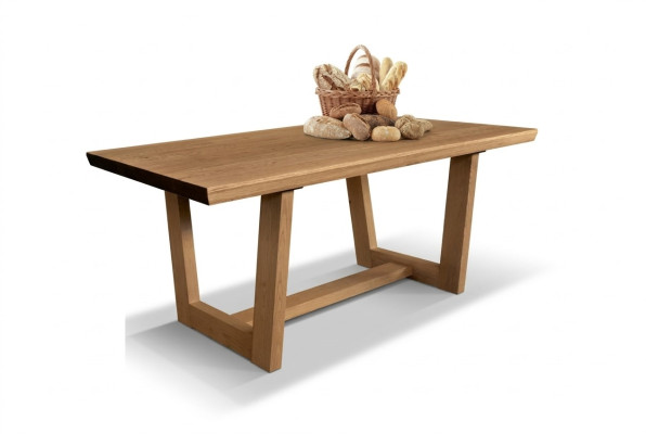 Table à manger Table de cuisine Tables à manger marron Table à manger en bois style Moderne en marron