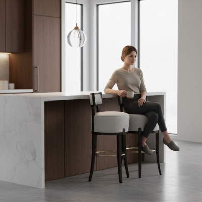 Chaise Chaises de salle à manger Chaise de cuisine Chaise de salon - Gris Chaise noire Chaises