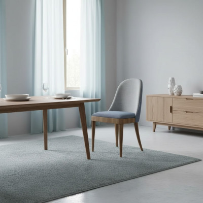 Chaise chaise de salle à manger Chaise de cuisine moderne Nouvelle chaise de salon bleue