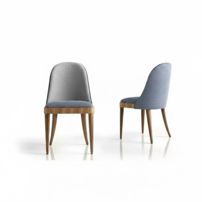 Chaise chaise de salle à manger Chaise de cuisine moderne Nouvelle chaise de salon bleue