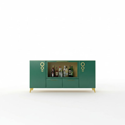 Buffet de luxe Vert console neuf Buffets modernes Coffres de séjour en bois