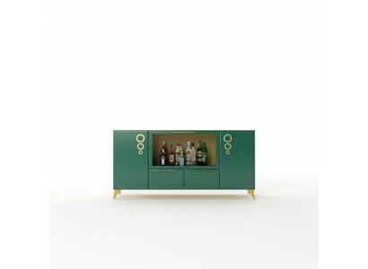 Buffet de luxe Vert console neuf Buffets modernes Coffres de séjour en bois