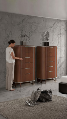 Commode Design Moderne Chambre Moderne 2x Commodes Buffet Élégant