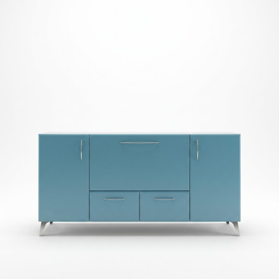 Bahut bleu pour bébé Mobilier de luxe Unités murales de salon Commodes de meubles