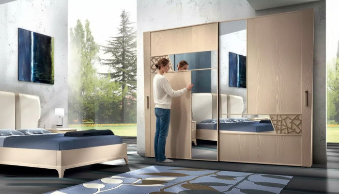 Armoire de chambre en bois Armoire en bois Meubles italiens Armoires