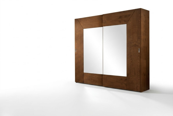 Chambre Armoire Armoire en bois Armoire Moderne Marron Placards à vêtements