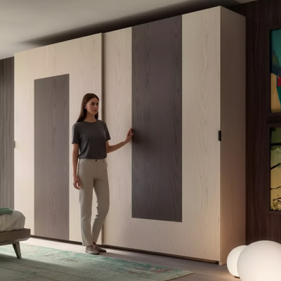 Armoire Marron Chambre Matériau Bois Armoire En Bois Armoire
