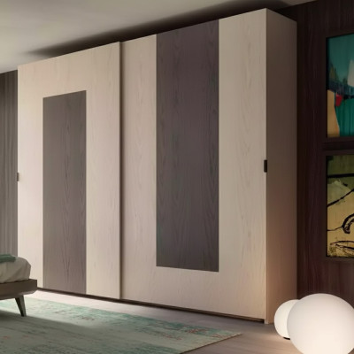 Armoire Marron Chambre Matériau Bois Armoire En Bois Armoire