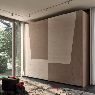 Armoire marron Chambre Matériau Bois Armoire Luxe Moderne