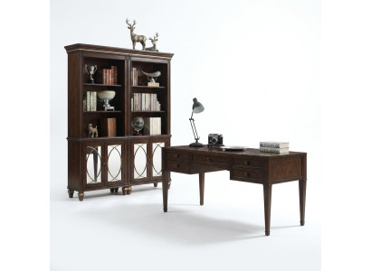 Bureau brun Bureau d'ordinateur Bureau de bureau PC Bureau Salle d'étude nouvelle