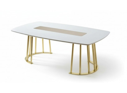 Table basse Blanche Design moderne Meubles de salon Table de luxe nouveau Design de luxe