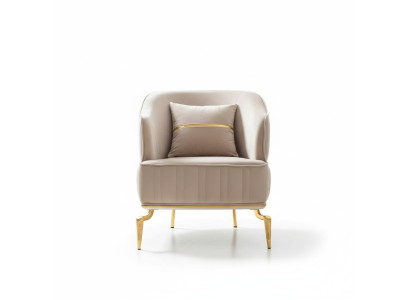 Salon Fauteuil Mobilier Fauteuil pivotant 1 place Moderne Rouge Design Textile