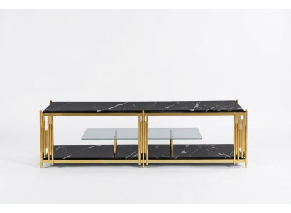 Living room TV Stand Modern Black TV Stand Wardrobe Furniture  Support TV de salon moderne, meuble télé noir, armoire.