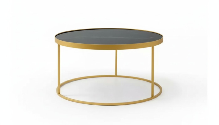 Table basse Table basse Table de salon Mobilier Design Matériau acier inoxydable
