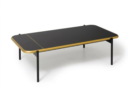 Mobilier Table Luxe Moderne Table basse Bois Salon Design Noir