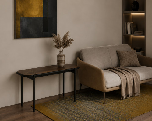 Salon Table basse Mobilier de luxe Table marron Table d'appoint Design