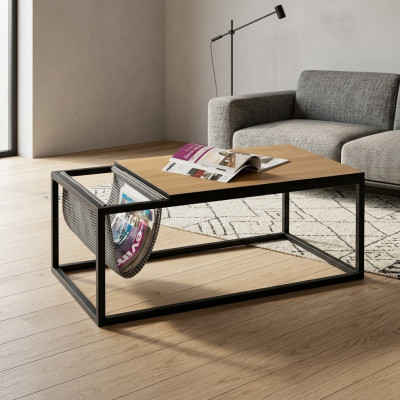 Table basse marron Salon Mobilier Table Luxe Nouveau Design de Luxe