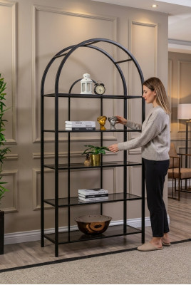 Étagère de salon séparateur de pièce nouvel étagère debout bibliothèque de rangement