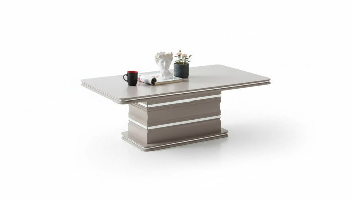 Table basse nouvelle Table de salon Table d'appoint Table de canapé beige Bois