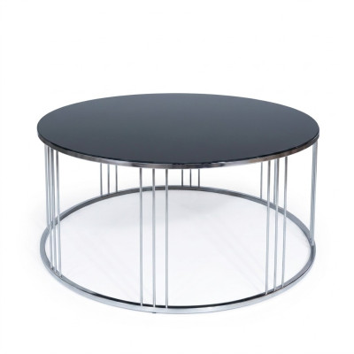 Table basse Mobilier Luxe nouvelle noir Moderne Design Salon acier inoxydable