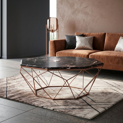 Table basse moderne en bois Table basse de salon Table basse en bois noir