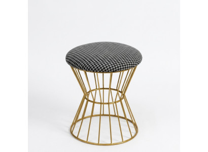 Tabouret Repose-pieds Cube Mobilier de Luxe Style de Design Lounge Club Tissu