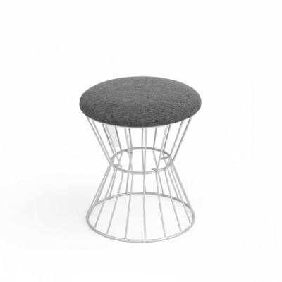 Tabouret Pouf Cube Luxe Mobilier Design Style Lounge Club Tissu