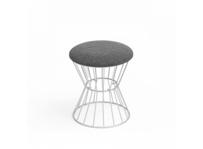 Tabouret Pouf Cube Luxe Mobilier Design Style Lounge Club Tissu