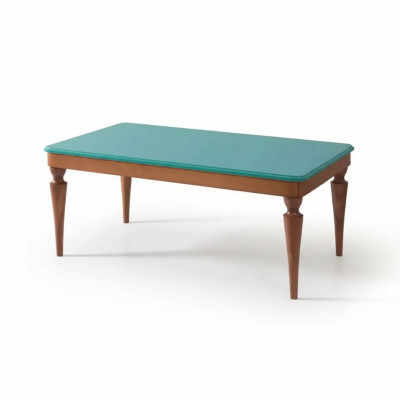 Table basse table en bois mobilier de luxe design de salon table moderne marron