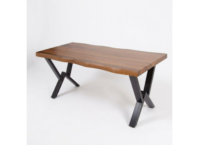 Salle à manger Table à manger Meubles de luxe Table de cuisine en bois neuve Marron Table moderne